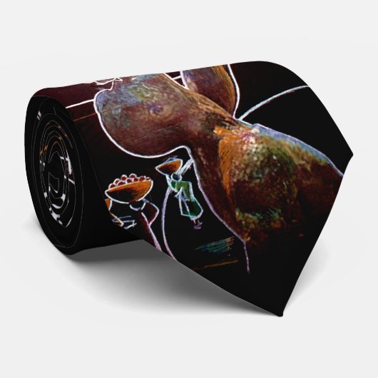 Neg Mawon - Stropdas ontwerp C (Opgerold)