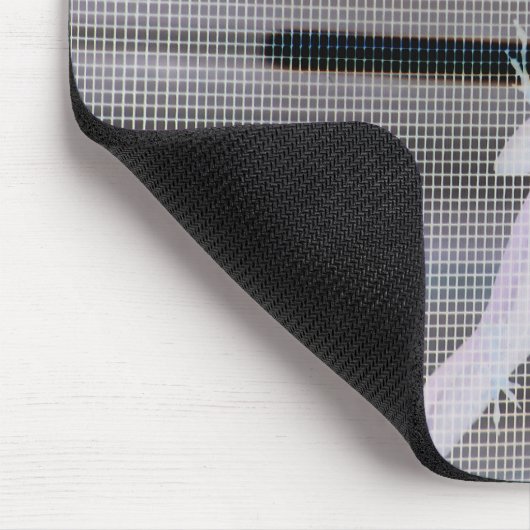 Negatief afbeelding van een hagedis op een venster muismat (Hoek)