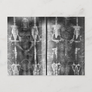Negatief Foto Lijkdoek van Turijn Kruisiging Briefkaart