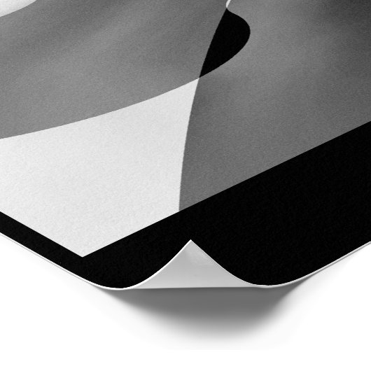 Negatief licht poster (Hoek)