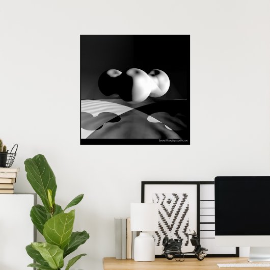 Negatief licht poster (Thuiskantoor)