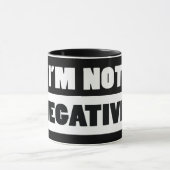 Negatief (zwart) mok (Midden)