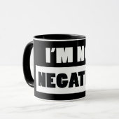 Negatief (zwart) mok (Voorkant links)