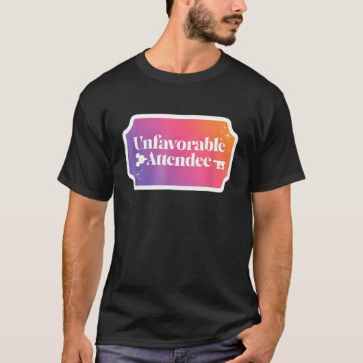 Negatieve deelnemer 1 t-shirt (Voorkant)