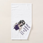 Negatieve energie wordt teruggestuurd naar de afze bad handdoek (Handdoek)