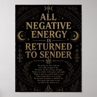 Negatieve energie wordt teruggezonden naar afzende poster
