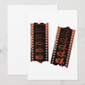 Negatieve filmstrip kaart (Voorkant / Achterkant)