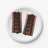 Negatieve filmstrip papieren bordje (Voorkant)