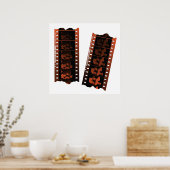 Negatieve filmstrip poster (Keuken)