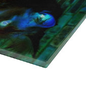 Negatieve Foto Kunst "Zwart" Kat Snijplank (Hoek)