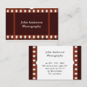 Negatieve fotografie visitekaartje (Voorkant / Achterkant)