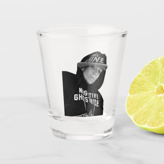 Negatieve Ghostrider Geschoten glas (Voorkant)