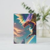 Negatieve handelingen van Dragonry Fantasy Briefkaart (Staand voorkant)