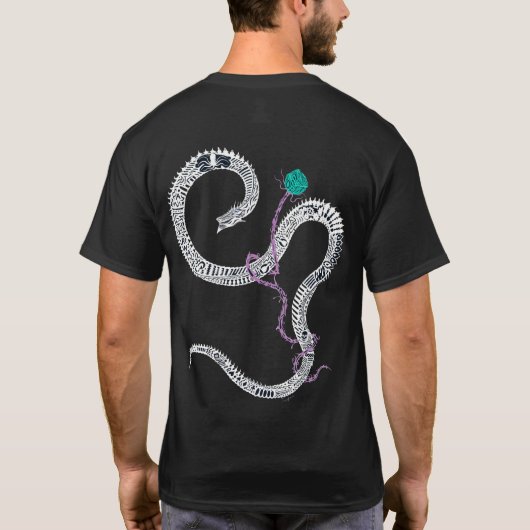 Negatieve Hydra- en Serpent-Shirt T-shirt (Achterkant)