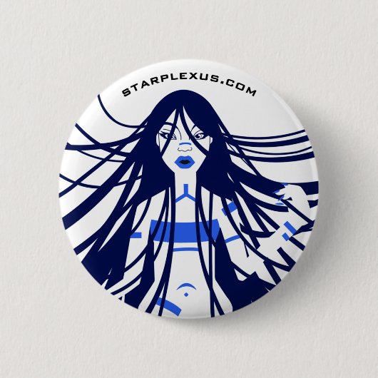 negatieve knop ronde button 5,7 cm (Voorkant)