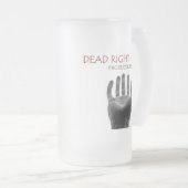 Negatieve Logo bier / Matglas Bierpul (Voorkant rechts)