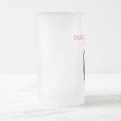 Negatieve Logo bier / Matglas Bierpul (Center)