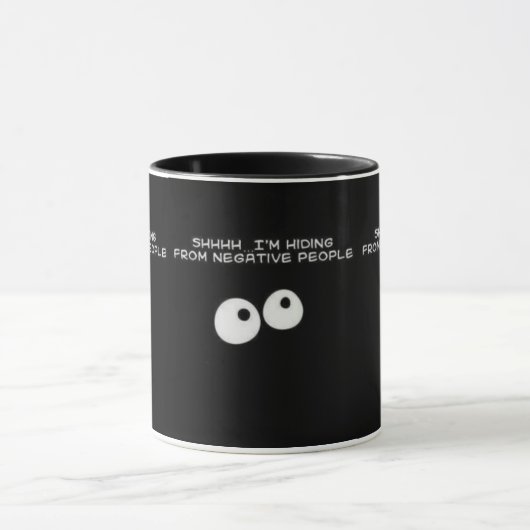 Negatieve mensen mok (Midden)