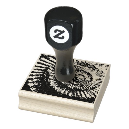 negatieve opdruk van jurassiele ammoniumhydroxide rubberstempel (Stempel)