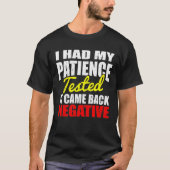Negatieve patiënt t-shirt (Voorkant)
