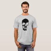 Negatieve schedel t-shirt (Voorkant volledig)