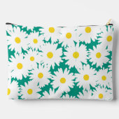 Negatieve Space Daisies wit geel op groen Etui (Achterkant)