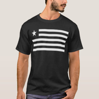 NEGATIEVE ZWART-WIT VRIJHEID PATRIOT VLAG T-SHIRT