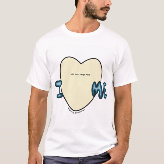 Negatieven waarvan ik houd van bubelachtig ontwerp t-shirt (Voorkant)