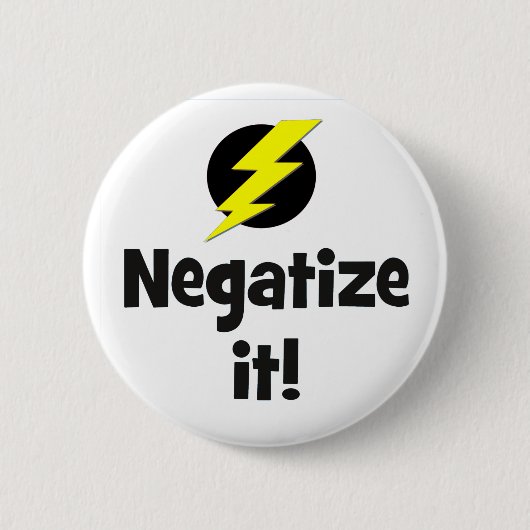 Negatiseren bf ronde button 5,7 cm (Voorkant)