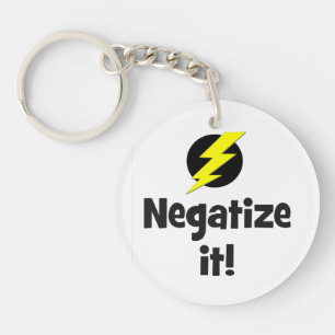 Negatiseren bf sleutelhanger