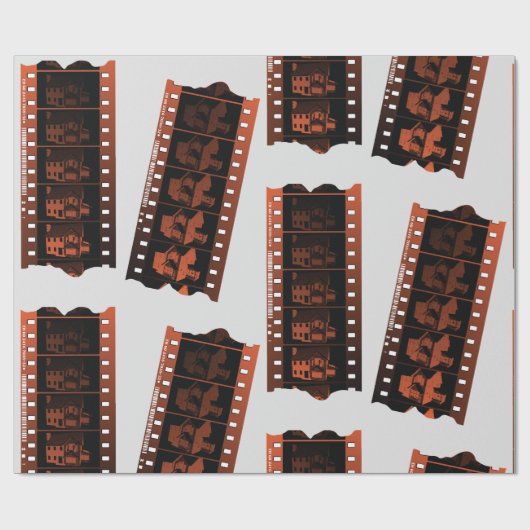 Negative Film Strip Cadeaupapier (Vlak)