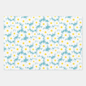 Negative Space Daisies-assortiment Inpakpapier Vel (Voorkant 2)