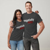 Negativiteit slaat op. T-shirt (Unisex)