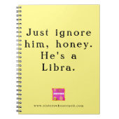 Negeer gewoon zijn Notitieboek zussen die het scor (Voorkant)