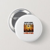 Negeer Heks Pas Op Labrador Halloween Hond Pomp Ronde Button 5,7 Cm (Voorkant /achterkant)
