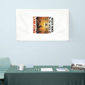 Negeer Heks Pas Op Labrador Halloween Hond Pomp Spandoek (Beurs)