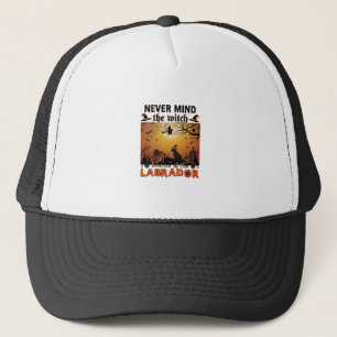 Negeer Heks Pas Op Labrador Halloween Hond Pomp Trucker Pet