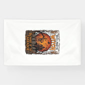 Negeer Hekserij Pas Op Labrador Halloween Heeft Sp Spandoek (Horizontaal)