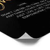 Negeer het Inspireren Citaat Poster (Hoek)