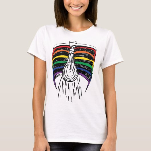 Negeer het licht met PRIDE T-shirt (Voorkant)