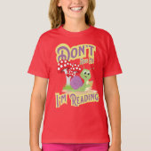 Negeer me niet dat ik Schattigee slak lees T-shirt (Voorkant)