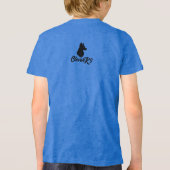 Negeer mijn hond Tri-Blend shirt (Achterkant)