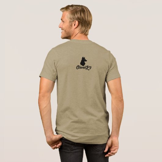 Negeer mijn hond Tri-Blend shirt (Voorkant)