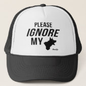 Negeer mijn hond trucker pet (Voorkant)