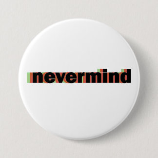 negeerknop ronde button 7,6 cm