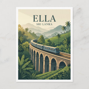 Negen Bogenbrug Ella Sri Lanka Reizen Briefkaart
