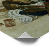 Negen courtiers en bedienden van de Raja Poster (Hoek)