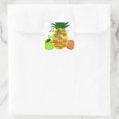 Negen Deel Fruit van de Sticker Spirit Square (Tas)