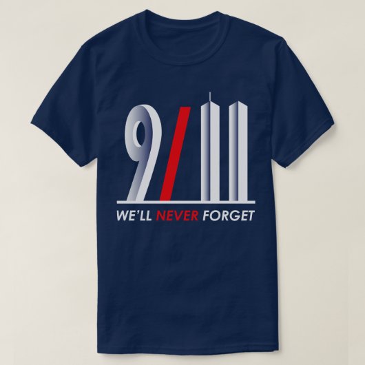 Negen elfde patriotdag t-shirt (Design voorkant)