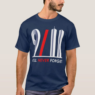 Negen elfde patriotdag t-shirt